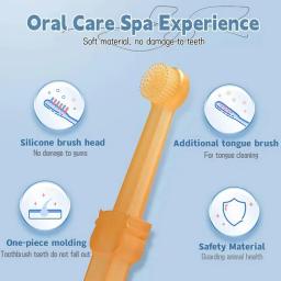 Dentes branqueamento cão e gato Silicone Soft Toothbrush, Oral Care, Puppy Toothbrush, Pet Kit, limpeza dos dentes, Pet fornecimentos - Image 3