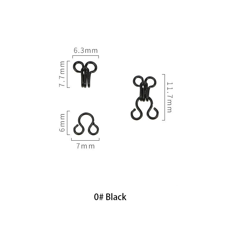 20 conjuntos de gancho e olho ferramentas de fixação com botões de costura de metal prendedores prensa studs para saia vestido sutiã costura diy crafting - Image 1