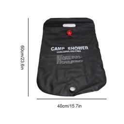 Saco De Chuveiro Solar Dobrável, Saco De Água De Banho Ao Ar Livre, Camping, Sun Compact Heated Shower Bags, Esfregando Acessórios Para Piscina, 5-20L - Image 6