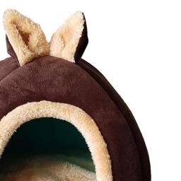 Cama de cobaia com almofada removível, Cute Pet House, Cama animal pequena - Image 5