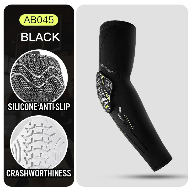 Almofadas elásticas do cotovelo do basquetebol, luva do braço, favo de mel da prova de choque, apoio do cotovelo, segurança do esporte, guarda do protetor, 1pc - Image 1