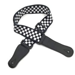 Correia de guitarra macia impressa, Nylon ajustável alargamento, espessamento para baixo elétrico acústico, padrão único, multi cor - Image 6