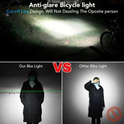 NEWBOLER-Luz Frontal Bicicleta, Lanterna Impermeável, Carregamento USB, MTB Acessórios de Ciclismo de Estrada, 2000mAh, 2000Lumen - Image 3