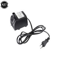 AC 220V 10W Fish Tank Filter Bomba submersível com luz LED para fontes Aquarium Air Fish Pond Tank Water Pump Supply EU Plug - Image 3