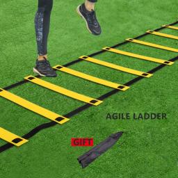 Escada de agilidade esportiva, escada ajustável de futebol, treinamento de agilidade, salto, fitness, coordenação corporal, ferramenta de treinamento de aquecimento - Image 1