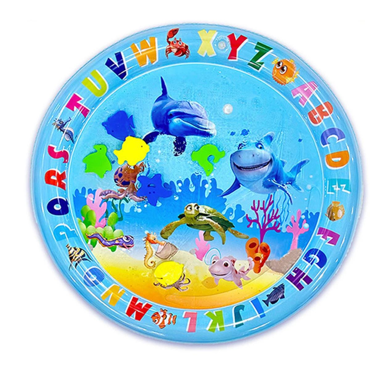 Tapete de resfriamento portátil para Pet, Esteira de resfriamento, Water Play Mat, Brinquedos interativos de verão para gatos, Tapete de estimação - Image 1