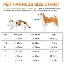 Coleira para cães de estimação, conjunto reflexivo respirável, arnês ajustável, confortável, arnês para filhotes, viagens ao ar livre, suprimentos para animais de estimação - Image 6