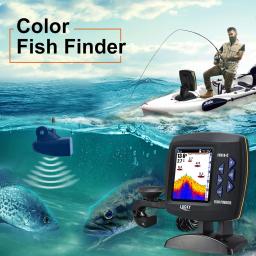 Fish Finder com transdutor com fio, Fishfinder Sensor, câmera subaquática portátil, impermeável, 45 graus - Image 6