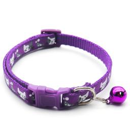 Ajustável Pet Coleiras com Bell, Anti-lost Corda, Cat Coleiras, Cão Suprimentos, Acessórios Decorativos, 1Pc - Image 4