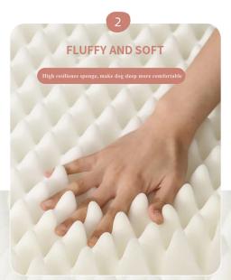 Colchão de espuma de memória lavável para animais, Cama impermeável, Camas grossas para cães pequenos e grandes, Almofada para cachorros para claming, Pet Sleep Pad - Image 5