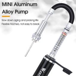 Oeste Biking-Bicicleta Bomba com Manômetro, MTB Ciclismo Bomba, Presta Schrader Mangueira, pneu Inflator de Ar Acessórios, 160PSI - Image 2