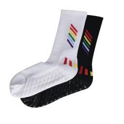 Silicone antiderrapante meias com padrão Multicolor para adultos, futebol meias, meias de futebol, alta qualidade, aperto de esportes, EU38-44, 2023 - Image 5