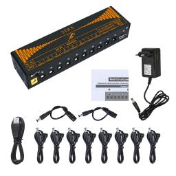 Stax-Guitarra Efeitos Pedais, Fuzz Disc, Overdrive Harmonizador, Noise Gate, Dumble Flanger, Delay Booster, Phaser Effector, Fonte de alimentação - Image 6