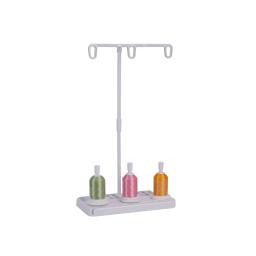 Suporte de linha de bordado com três carretéis, rack de costura, acolchoado para máquina de costura doméstica, acessórios de ferramentas de costura diy, quatro cores - Image 3