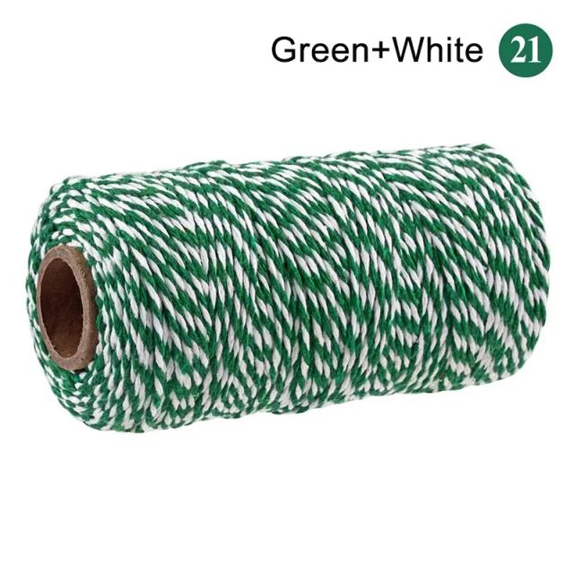 Corda de Macramê Colorida para DIY e Decoração de Casamento - 2mm, 100m