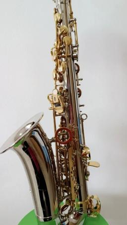 Jupiter JAS1100SG Saxofone Alto Eb com Caixa, Níquel, Corpo Prateado, Chave Lacada Dourada, Instrumento de Música, Sax E-Flat, Latão, Novo - Image 4