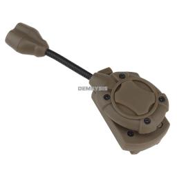 Capacete tático interruptor de luz sistema iluminação pessoal lâmpada carga ao ar livre caça tiro wargame capacetes 3 modos ir lâmpada laser - Image 3