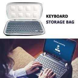 Teclado sem fio protable saco de armazenamento à prova dwaterproof água proteger saco viagem carry case para logitech mx chaves mini acessórios do teclado - Image 5