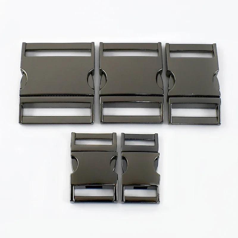 2 pçs fivelas de metal para mochila webbing cinto liberação lateral rápida fivela de segurança coleira do cão fecho ganchos diy acessórios ao ar livre - Image 1
