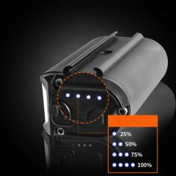 1000lm 3 led mtb luzes de bicicleta 2000mah recarregável luz lanterna ao ar livre ciclismo acessórios para scooter elétrico - Image 5