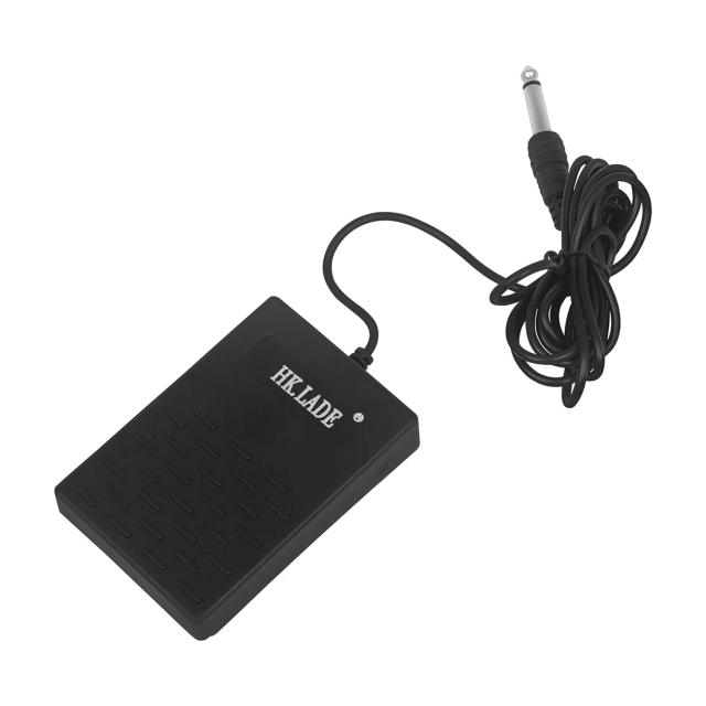 Pedal Compacto Antiderrapante para Piano Digital e Teclados com Interruptor de Polaridade em ABS