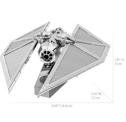 TIE Striker 3D Puzzle Metal Modelo Kits DIY Laser Cut Puzzles Jigsaw Toy Para Crianças - Image 4