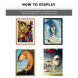Salvador dali série surrealismo, cartaz abstrato, etiqueta, quarto, estudo, arte da parede, pintura pendurada, alta qualidade, 1pc - Image 6