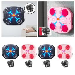 Máquina De Treinamento De Boxe Com Luvas Para Crianças E Adultos, Almofada De Perfuração, Música, Casa - Image 4