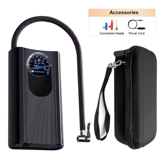 Compressor de Ar Elétrico Portátil: Inflador Rápido de Pneus para Carros e Bicicletas com Alta Precisão