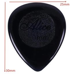 Escolhas de guitarra Alice, palhetas, grandes Stubbies, guarda contra o deslizamento, rotação, aperto seguro, grande, 1mm, 2mm, 3mm, 6pcs - Image 3