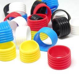 Raquete de tênis Grip, anel elástico, Fix Overgrip, flexível, protetor antiderrapante, envoltórios, ao ar livre, borracha fixa, acessórios, 2 pcs - Image 1