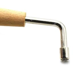 Lira harpa tuning chave clássico lira harpa tuner chave de ajuste alça de madeira ferramenta interior 4*4mm chave - Image 3