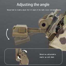 Capacete rápido tático Airsoft e Paintball, L4G24, plástico, montagem ajustável NVG para PVS15 PVS18, GPNVG18, óculos de visão noturna - Image 5