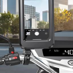 Suporte do telefone móvel da bicicleta impermeável ajustável, montagem universal da bicicleta, guiador da motocicleta, apoio do telefone celular, caixa do suporte - Image 3
