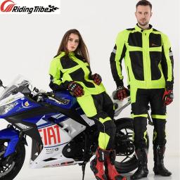 Jaquetas e Calças de Corrida de Motociclismo, Equipamento Protetor, Impermeável, Motocross, Calças Moto, Equitação Casacos, Roupas Verão - Image 2