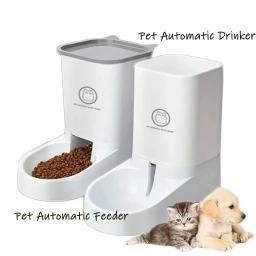 Alimentador automático de grande capacidade para pet, distribuidor de água, fonte para cão e gato, tigela alimentadora, cão suprimentos, 3.8L - Image 1