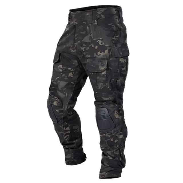 Roupas Táticas para Aventura: Ternos Camuflados, Camisas de Caça e Calças com Almofadas para Airsoft e Paintball
