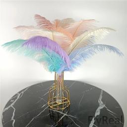 10 pçs/lote pena de avestruz para artesanato fotografia adereços jóias fundo diy festa de casamento decoração apanhador de sonhos acessórios - Image 3