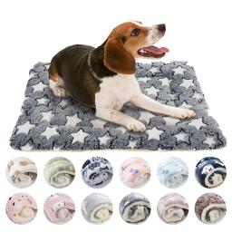 Flanela Pet Sleeping Mat, Cama do cão, cama de gato, sofá do cachorro, adorável almofada do colchão, pequeno e grande cobertor do cão, Pet fornecimentos - Image 1