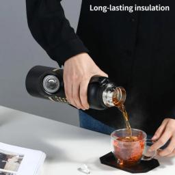 650ml 850ml 1100ml garrafa térmica dupla esporte de aço inoxidável vácuo balão de escalada ao ar livre fitness garrafa térmica copo de isolamento de chá - Image 5