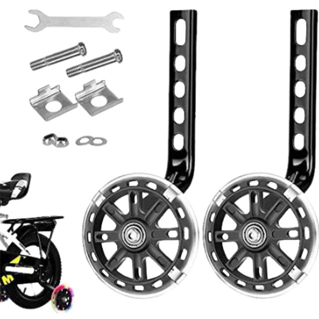 Rodas de Treinamento para Bicicletas Infantis com Estabilizadores - Kits Montados para 12 a 20 Polegadas