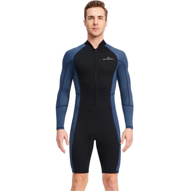 Roupas de Mergulho e Surf em Neoprene com Zíper: Equipamentos Duráveis e À Prova de Frio para Homens em Esportes Aquáticos