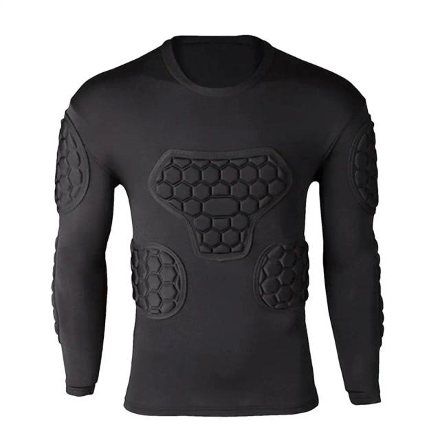 Camisas e Calças Acolchoadas para Goleiros: Uniformes Profissionais com Proteção em EVA para Cotovelos e Joelhos
