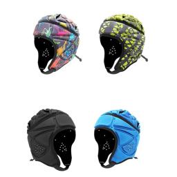 Rugby Chapelaria Protetor para Crianças, Capacete de proteção macia Reduzir o impacto, Headguard for Youth, boné de futebol para ele - Image 2