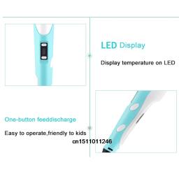 Caneta de impressão 3D com tela LCD para crianças, desenho, filamento PLA compatível, brinquedos de pintura seguros, DIY Natal e presente de aniversário - Image 5