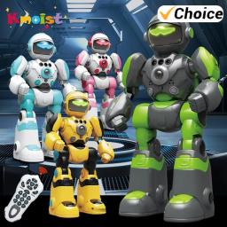 Inteligente rc robô brinquedo gesto de voz programação controle remoto música dança crianças robô elétrico brinquedos para meninos crianças presentes - Image 1