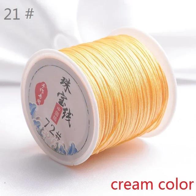 Fio wade poliéster para fazer joias, 45m, 0.8mm, fio para iding, pulseiras e colares, corda para artesanato, faça você mesmo - Image 1