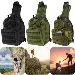Sacos de ombro táticos para caminhadas, mochila trekking, escalada esportiva, acampamento, caça, mochila, pesca ao ar livre, saco de peito - Image 2