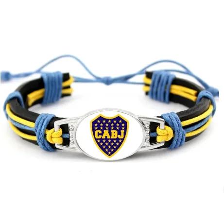 Charme e Estilo: Chaveiro e Mochila para Fãs do Boca Juniors com Cabochão de Vidro - Presente Ideal e Acessório Quente