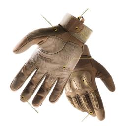 Luvas táticas de dedo completo para caça Equitação, luva de ciclismo, esporte, escalada, paintball, tiro, esqui, motocicleta, dedo - Image 3